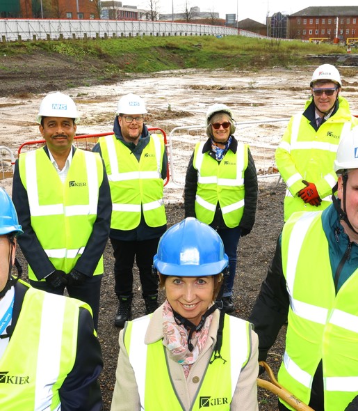 Kier celebrates start of construction on new Sunderland eye hospital