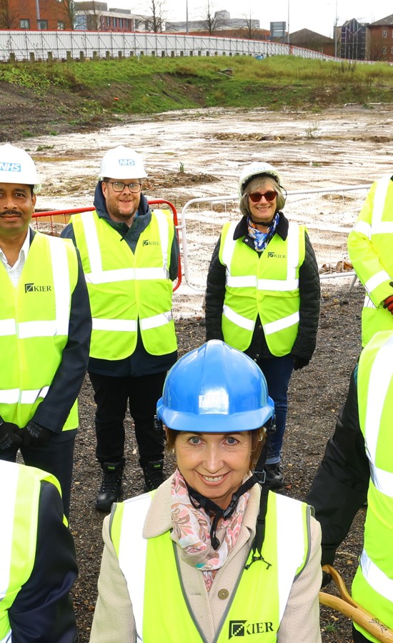 Kier celebrates start of construction on new Sunderland eye hospital