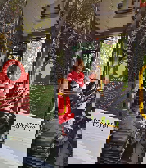 “Spray” the word – Chesterfield pupil wins competition to name road emulsion sprayer