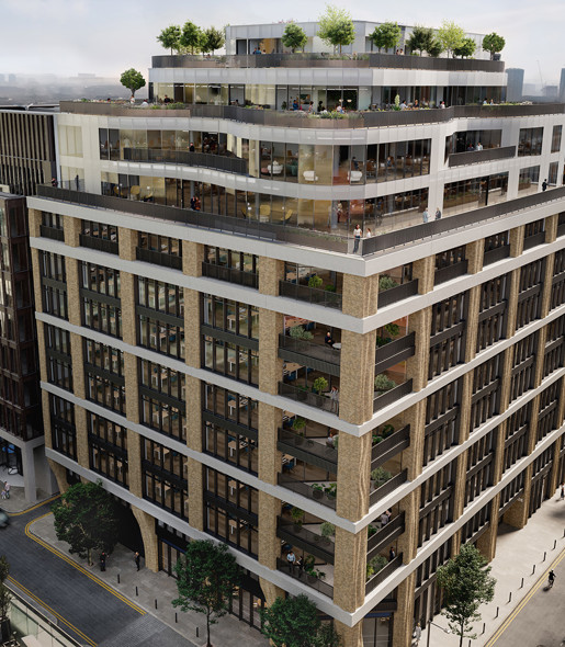 Topping out ceremony marks major milestone at net zero carbon TIDE building in Southwark