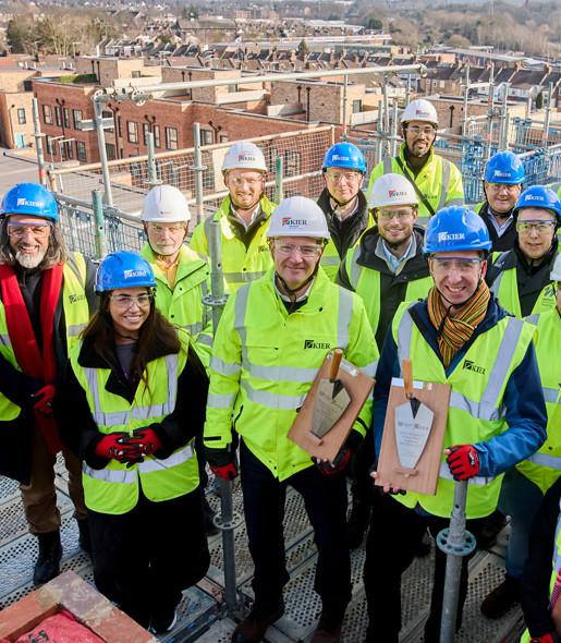 Topping Out Ceremony at Watford Riverwell