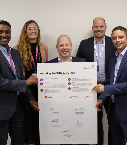 Alliance for Anglian Water Smart Meter roll-out appointed for next 5 years